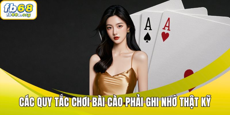 Các quy tắc chơi bài cào phải ghi nhớ thật kỹ