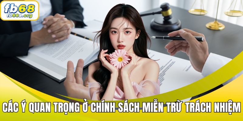 Bỏ túi các ý quan trọng ở chính sách miễn trừ trách nhiệm FB68
